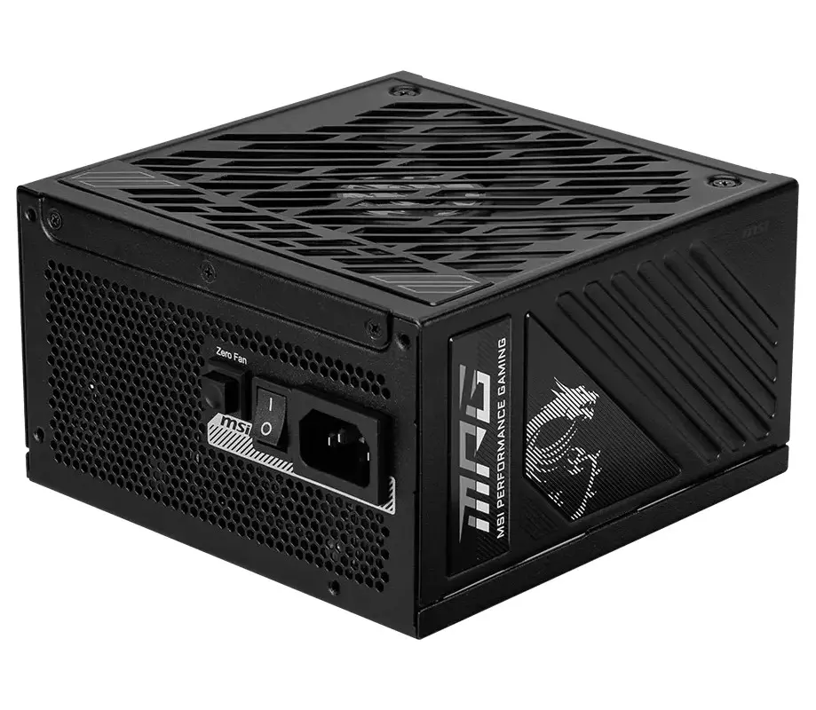 PSU MSI MPG A850GS 80+ GOLD FULL MODULAR PCIE-5 BLACK